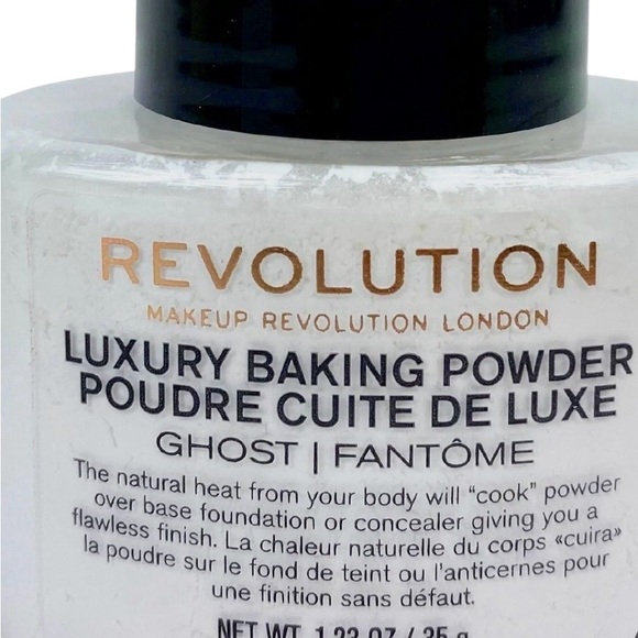 Revolution Luxury Baking Powder Poudre Cuite Deluxe Ghost Fantome 1.23 oz NEW - Picture 2 of 6